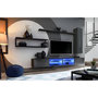 Voir la diapositive 2 : Paris Prix Ensemble Meuble TV Design  Switch IV  300cm Gris & Noir