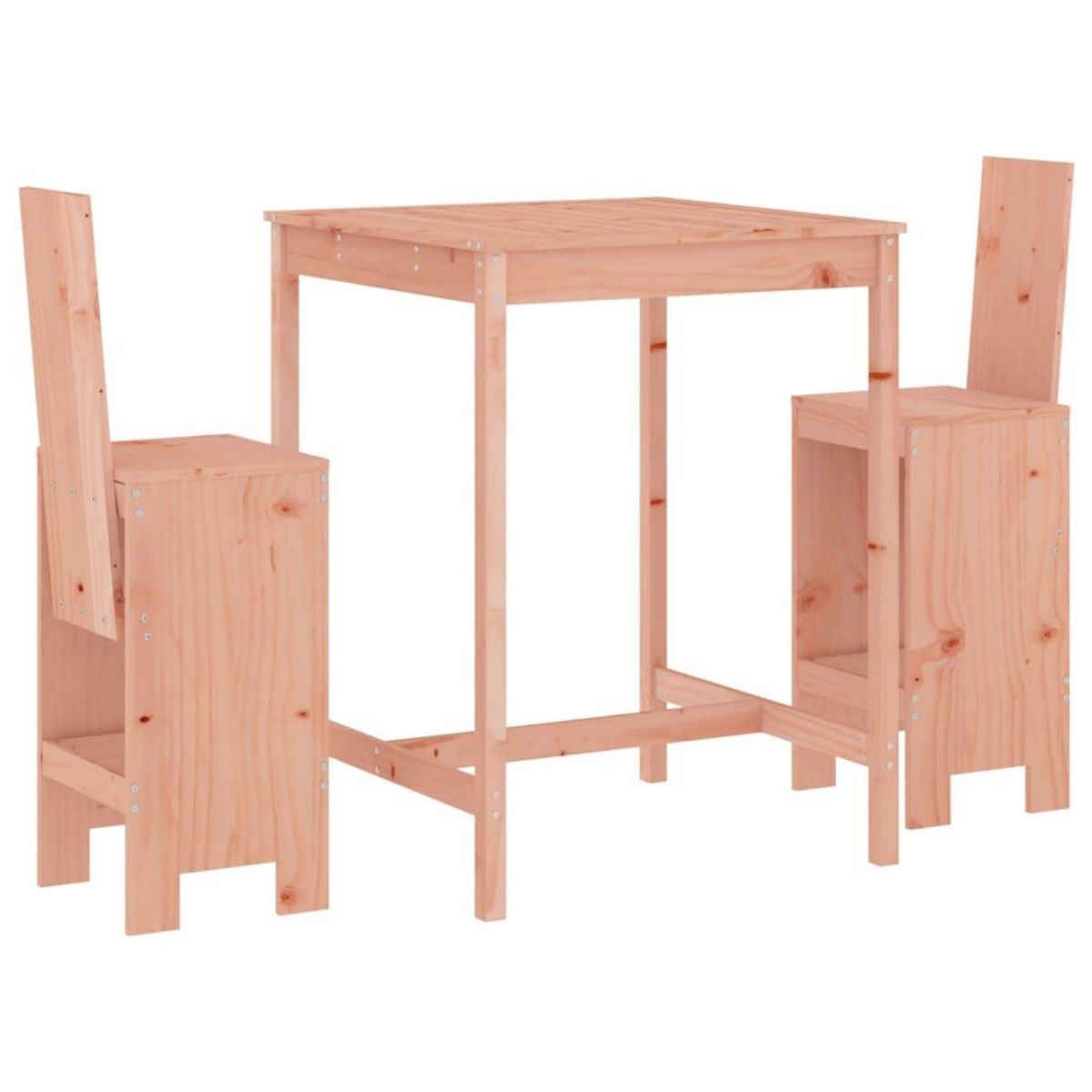 VIDAXL Ensemble de bar de jardin 3 pcs bois massif de Douglas