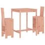 Voir la diapositive 2 : VIDAXL Ensemble de bar de jardin 3 pcs bois massif de Douglas