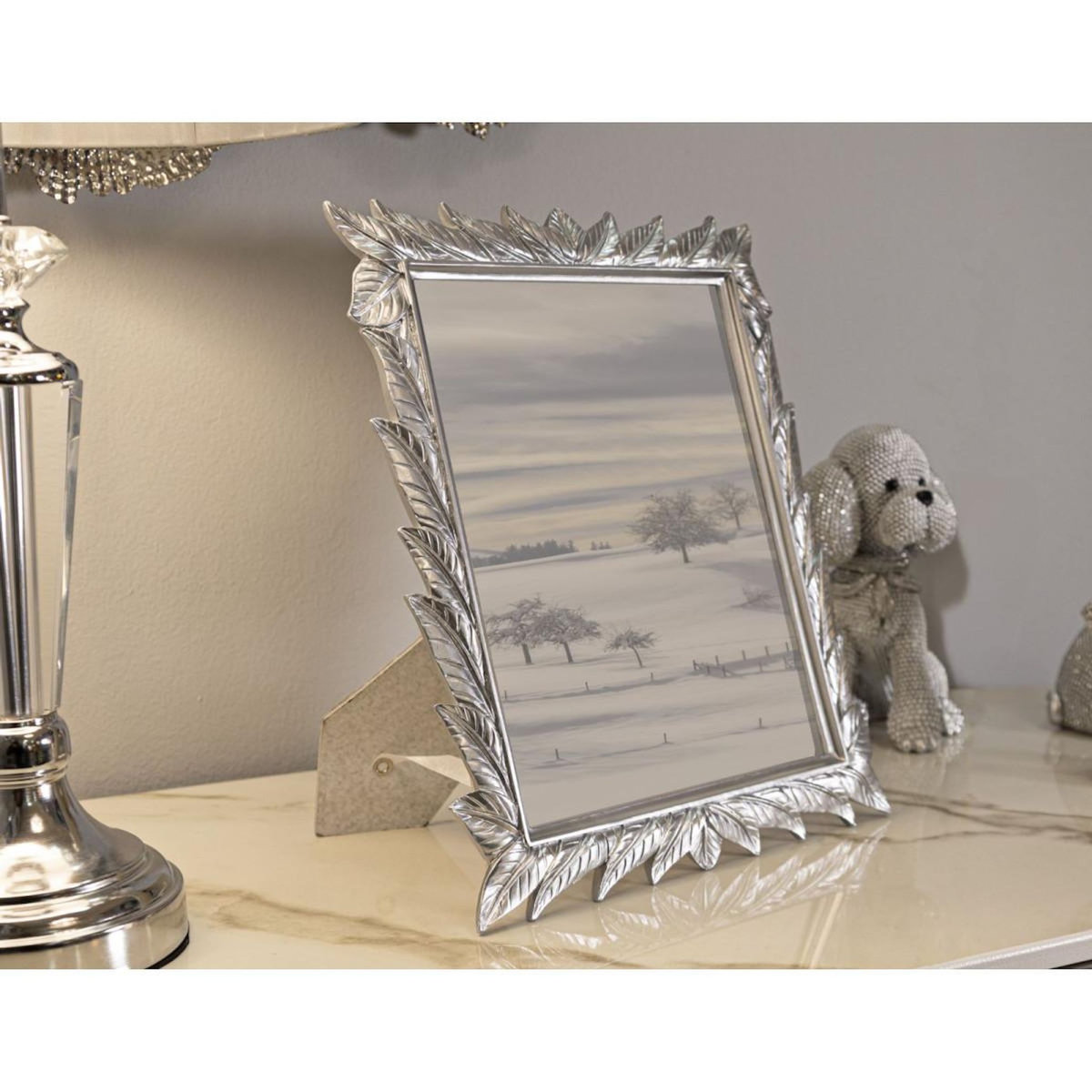 Paris Prix Cadre Photo Déco  Leavy  20x25cm Argent