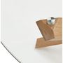 Voir la diapositive 5 : Paris Prix Table de Repas Design  Nobao  130cm Naturel