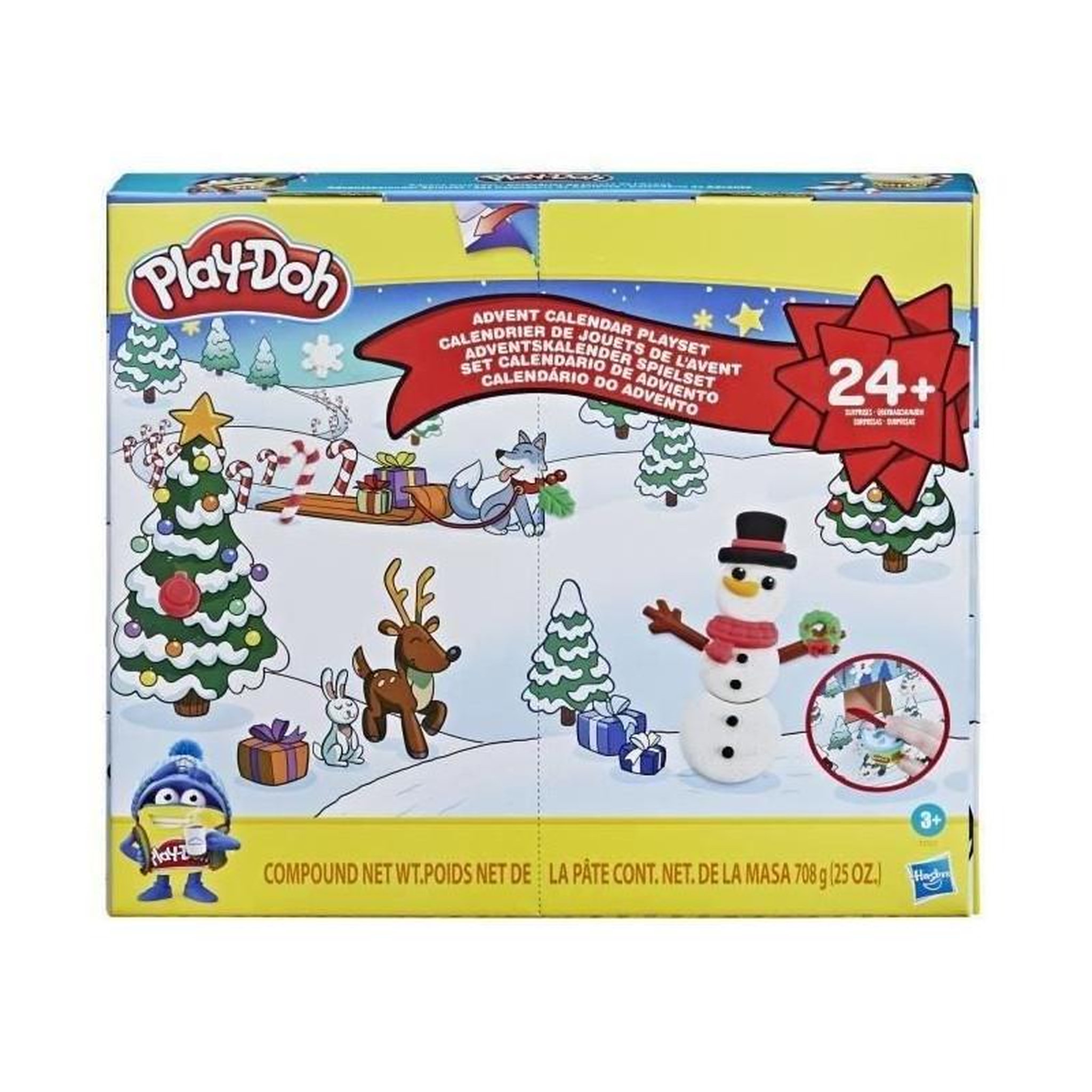 Voir la diapositive 4 : PLAYDOH Calendrier de l'Avent PLAY-DOH - 24 surprises - 24 Pots de pâte - tapis d'activité pour enfants des 3 ans