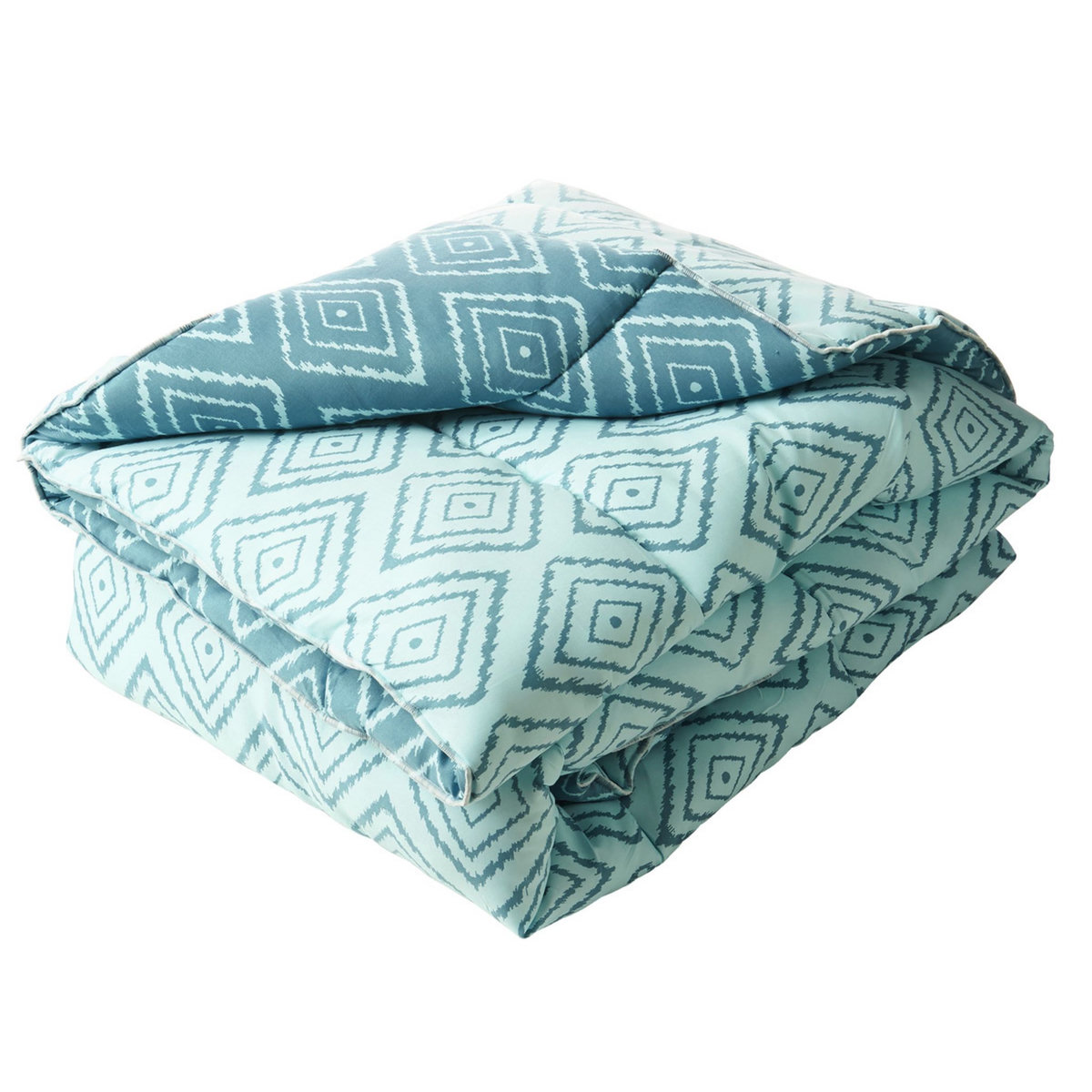 BLANREVE Couette fantaisie double face imprimée en microfibre PATSY