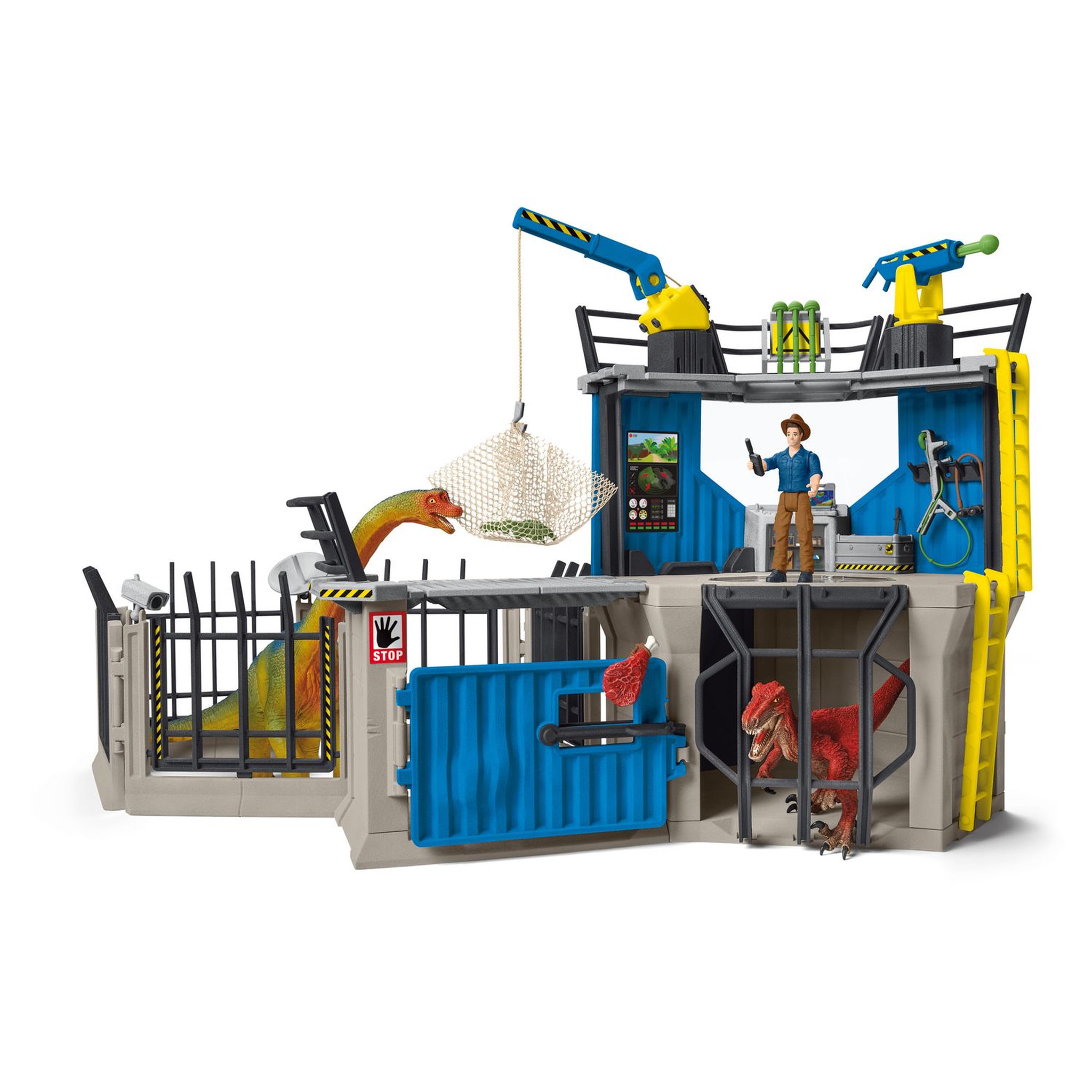 Voir la diapositive 1 : Schleich Grande station de recherche Dinosaurs
