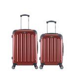 BLUESTAR BLUESTAR - Lot de 2 - Valise weekend et valise cabine TUNIS. Coloris disponibles : Noir, Rose, Gris, Bleu