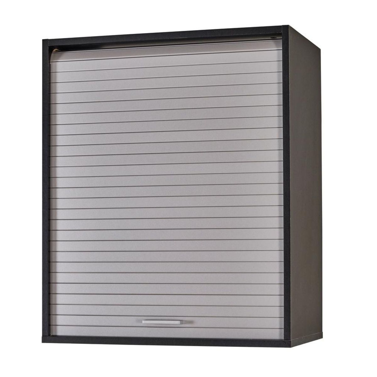 Rangement de cuisine à rideau coloris aluminium L60 cm - COOKING