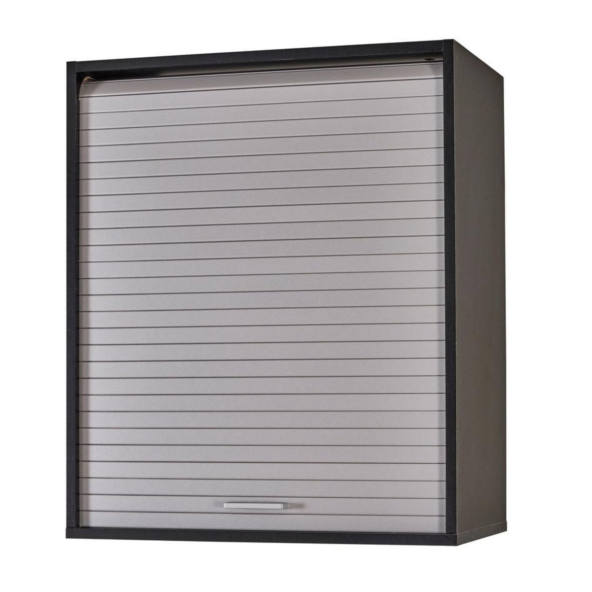 Rangement de cuisine à rideau coloris aluminium L60 cm - COOKING