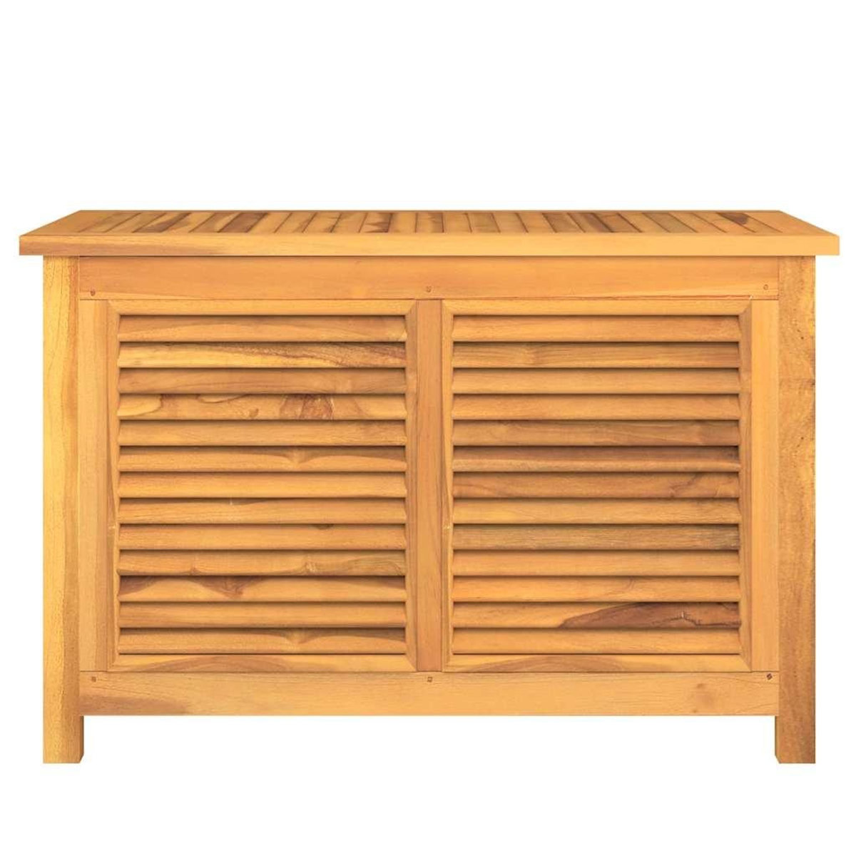 VIDAXL Boîte de rangement de jardin et sac 90x50x58cm bois massif teck