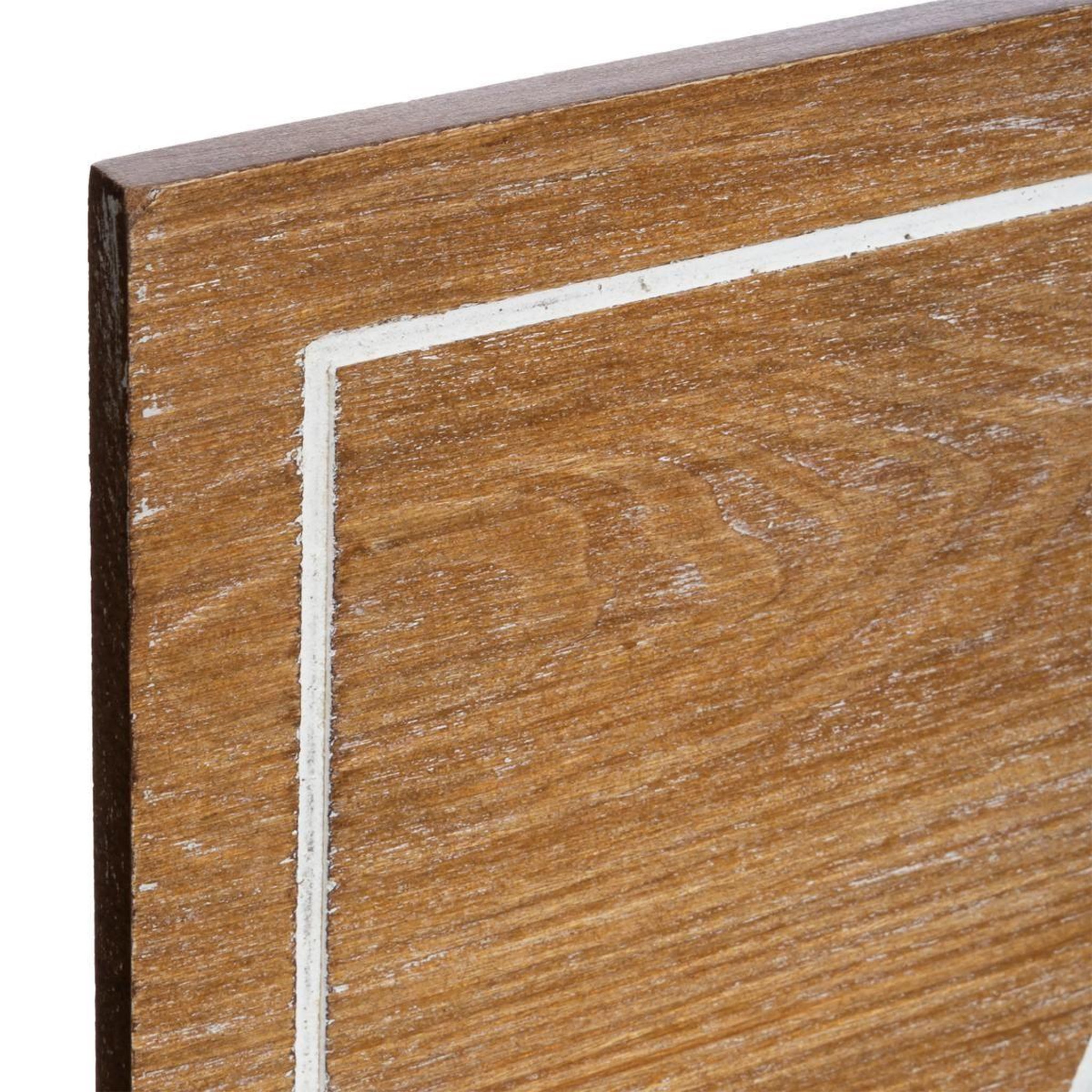 Voir la diapositive 2 : ATMOSPHERA Décoration murale bois  profiter  80cm naturel