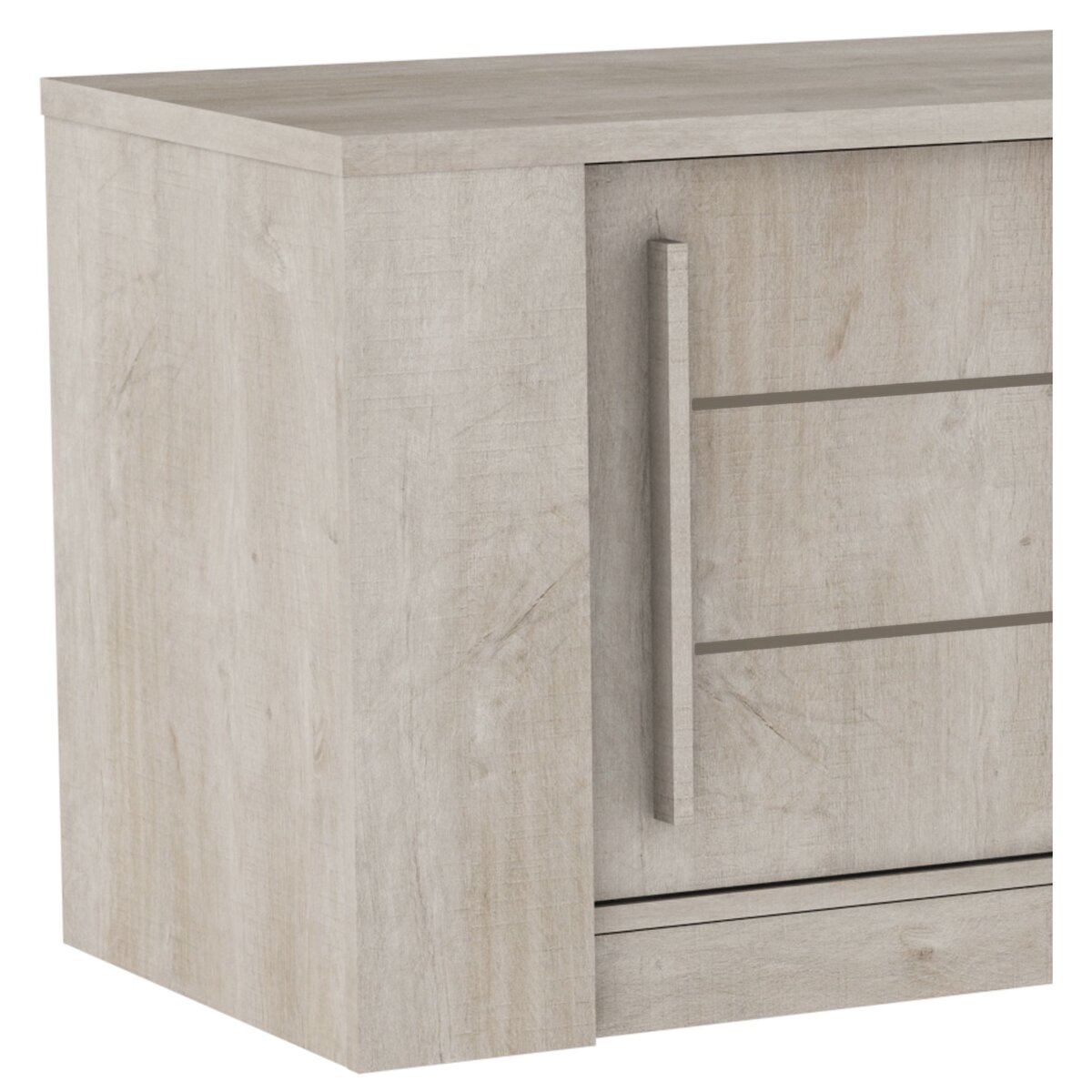 Meuble TV 2 portes coulissantes 2 niches CANNES