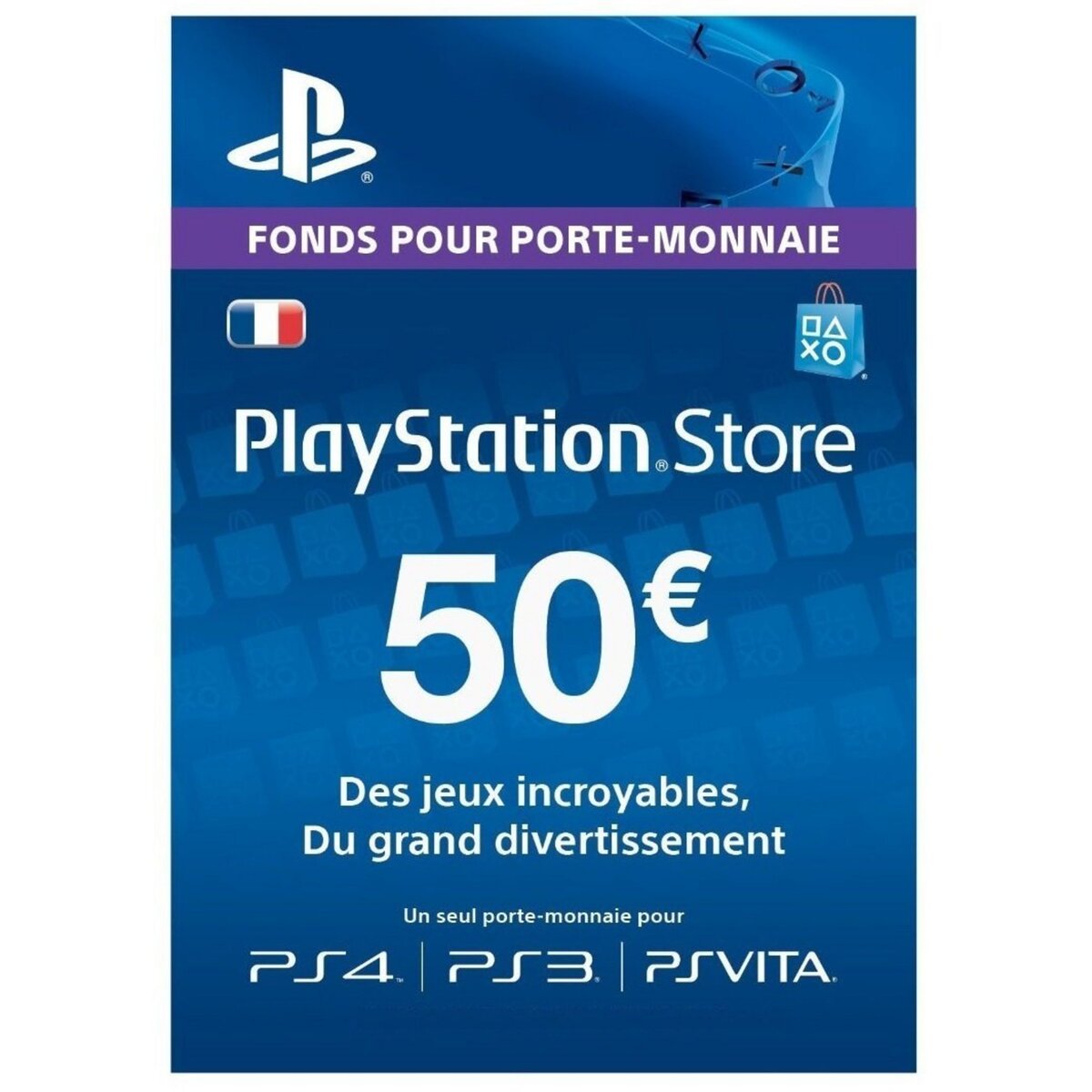 Carte Playstation Store 50 euro