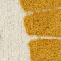 GUY LEVASSEUR Tapis enfant rond en coton orange 70x70cm