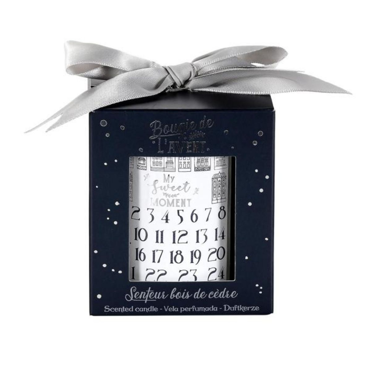 Paris Prix Bougie Parfumée  Calendrier de l'Avent  8cm Bois de Cèdre