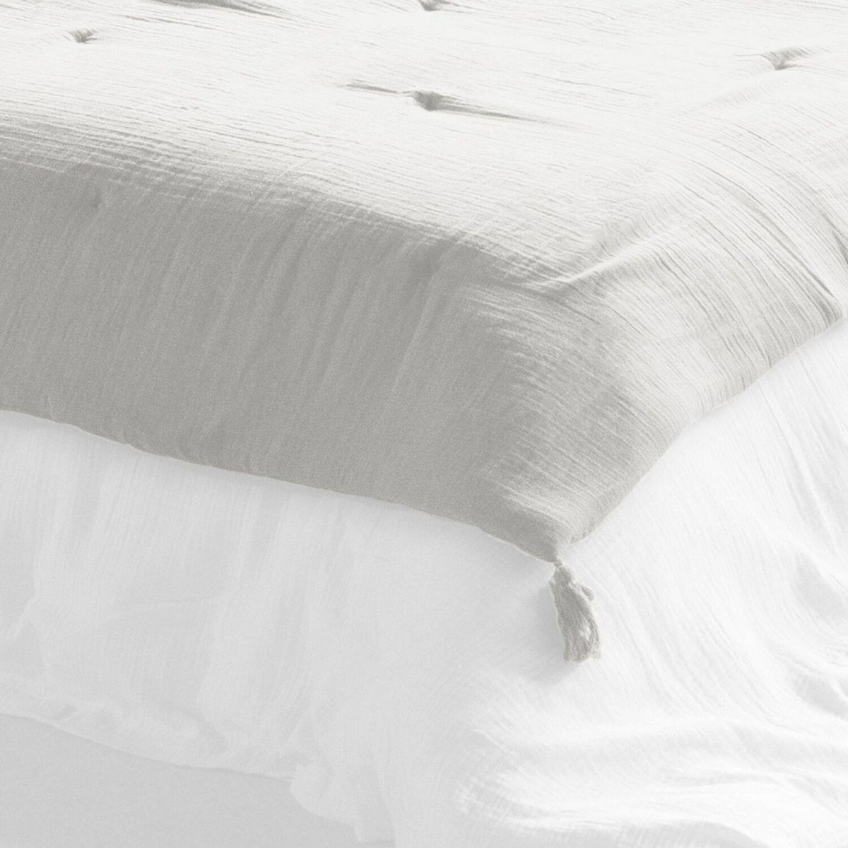 Home collection Bout de lit 100% gaze de coton