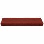 Voir la diapositive 4 : VIDAXL Tapis de marches d'escalier 10pcs Bordeaux 65x21x4cm Aiguillete