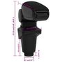 Voir la diapositive 6 : VIDAXL Accoudoir de voiture noir 14x35x(37-53) cm ABS