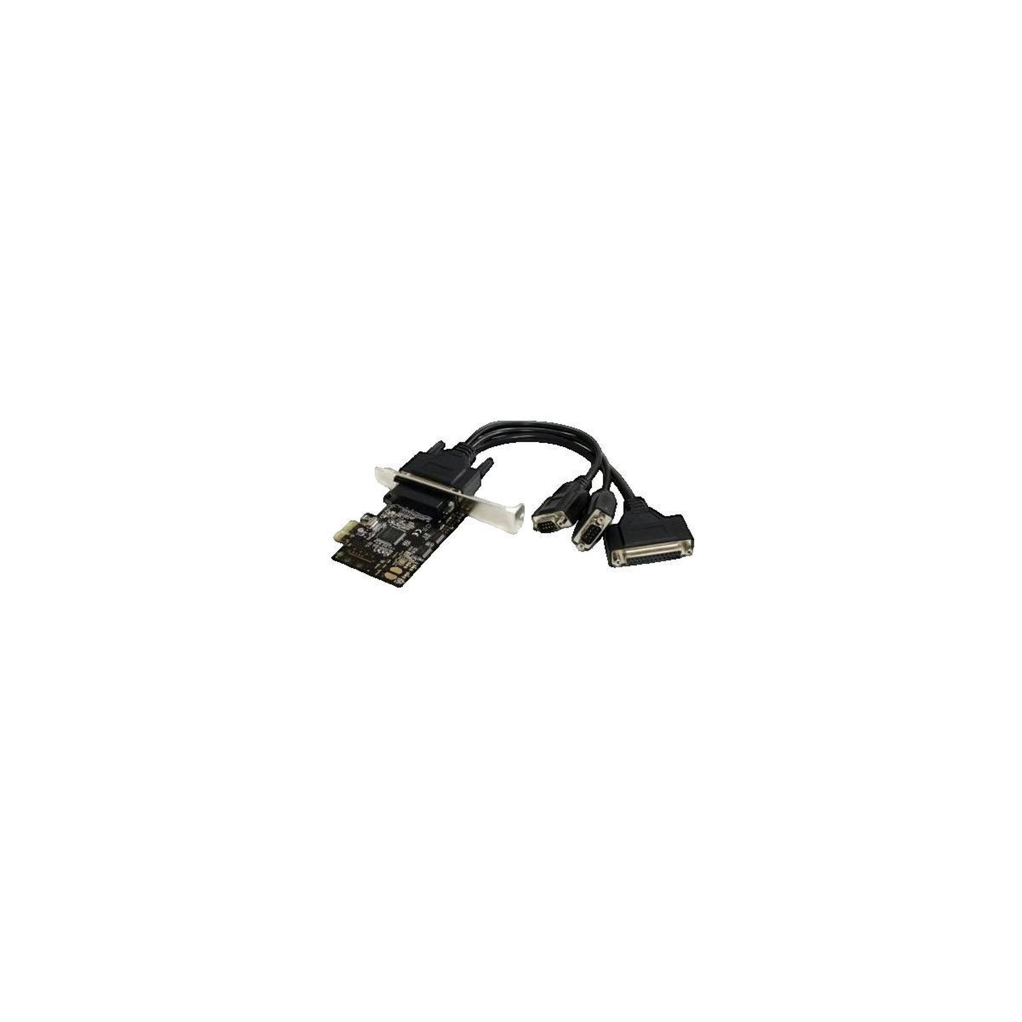 StarTech.com Carte Adaptatrice PCI Express StarTech avec 2 ports série RS232 et 1 port parallèle