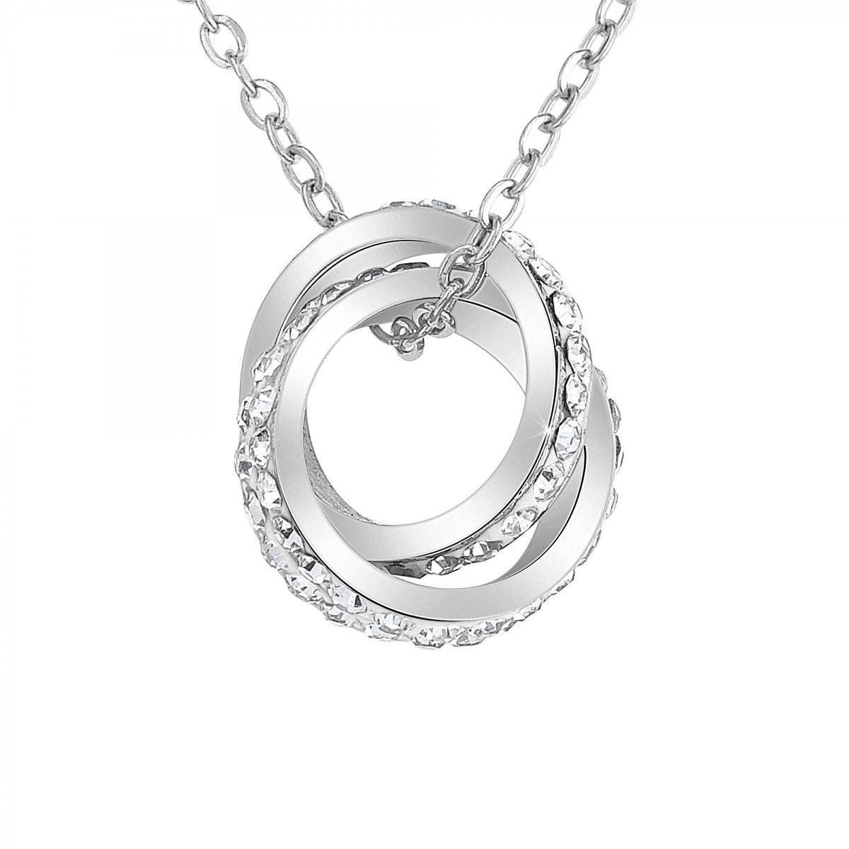 SC CRYSTAL Collier SC Crystal orné de cristaux scintillants