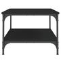 Voir la diapositive 5 : VIDAXL Table basse noir 100x55x40 cm bois d'ingenierie