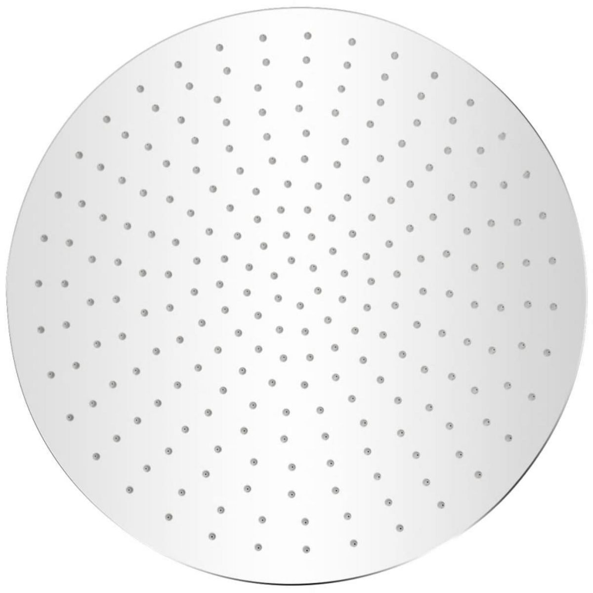 VIDAXL Tete de douche plongeante ronde en acier inoxydable 40 cm