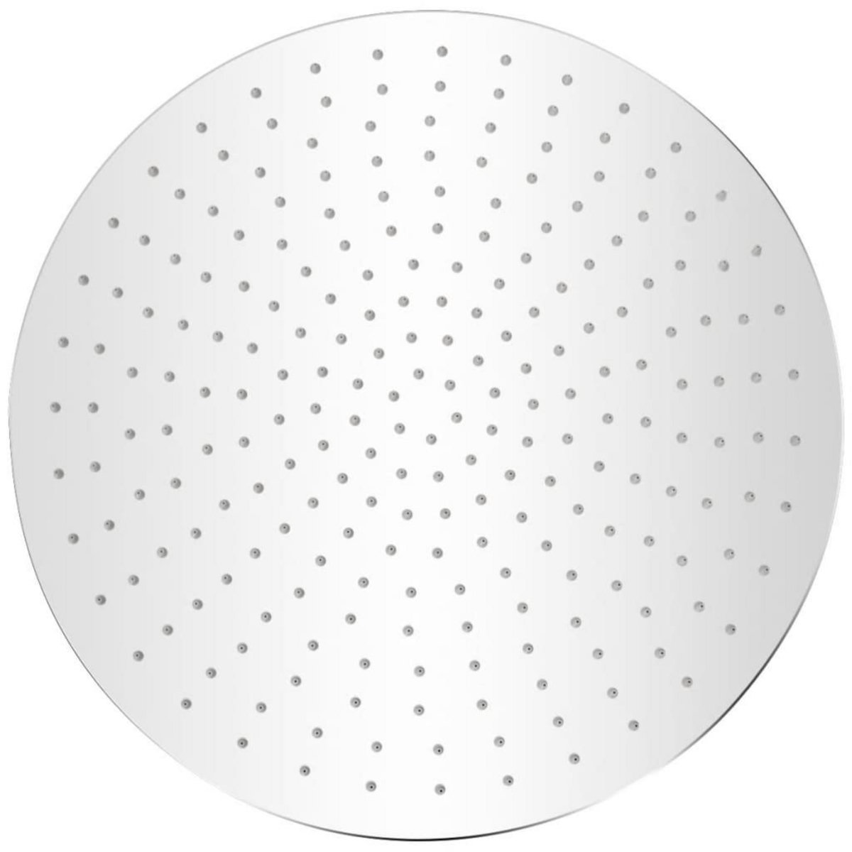 VIDAXL Tete de douche plongeante ronde en acier inoxydable 40 cm