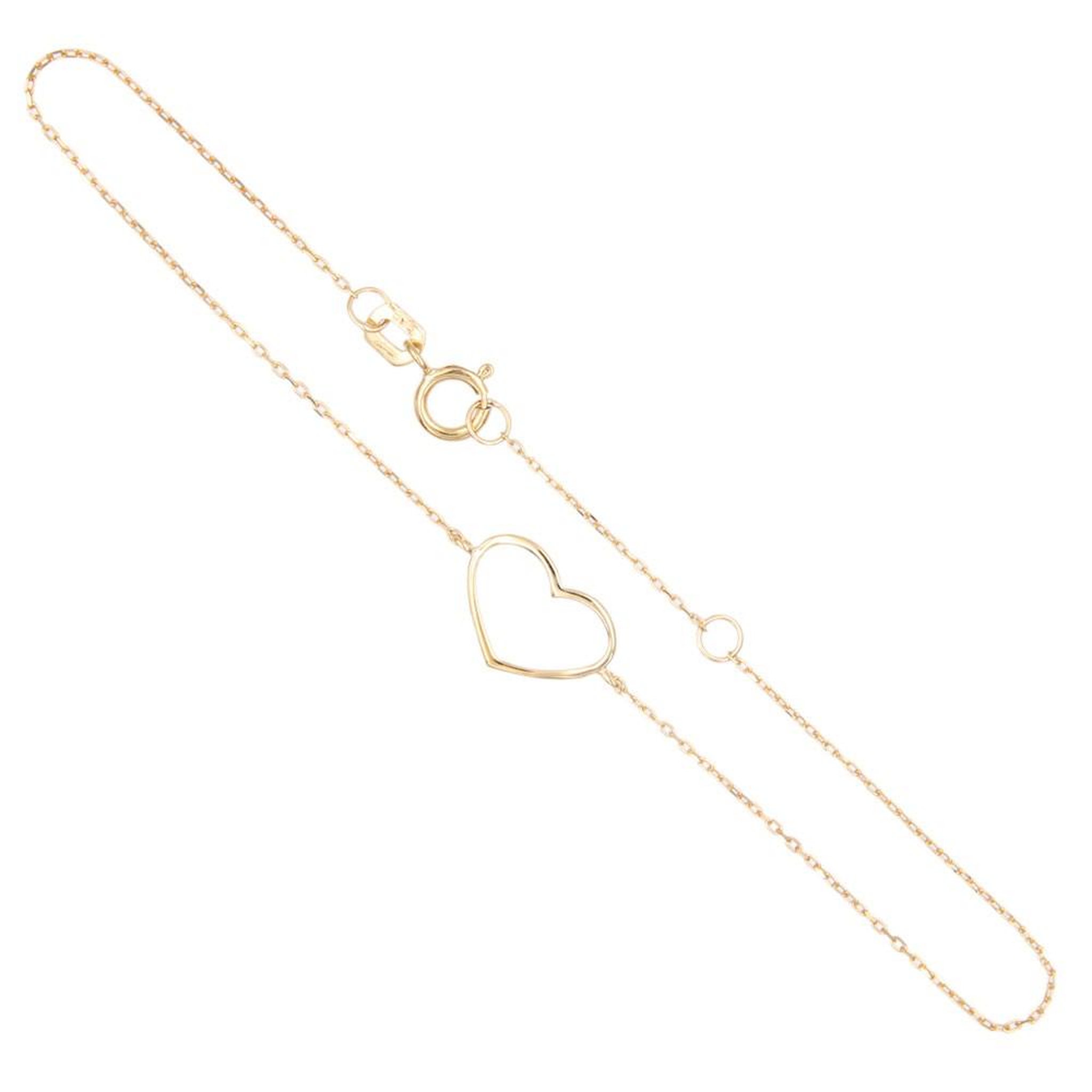 L'ATELIER D'AZUR Bracelet Or Jaune - Motif Coeur - Femme