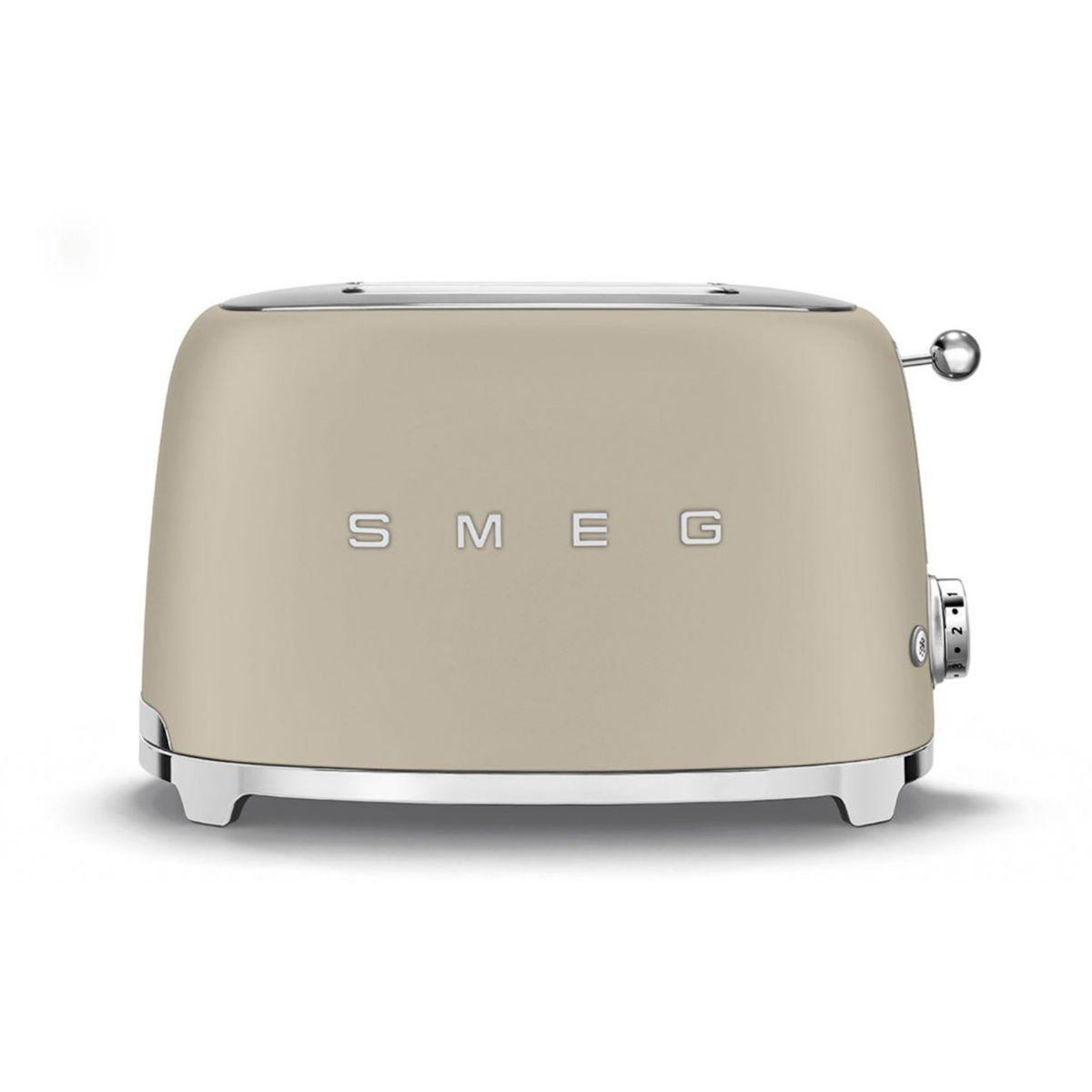SMEG Grille-pain TSF01MLMEU Années 50 Beige lin