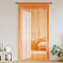 Voir la diapositive 1 : VIDAXL Rideaux a fils 2 pcs orange 100x250 cm