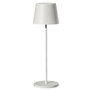 Voir la diapositive 1 : Lumisky Lampe de table sans fil LED KELLY Blanc Metal H38CM