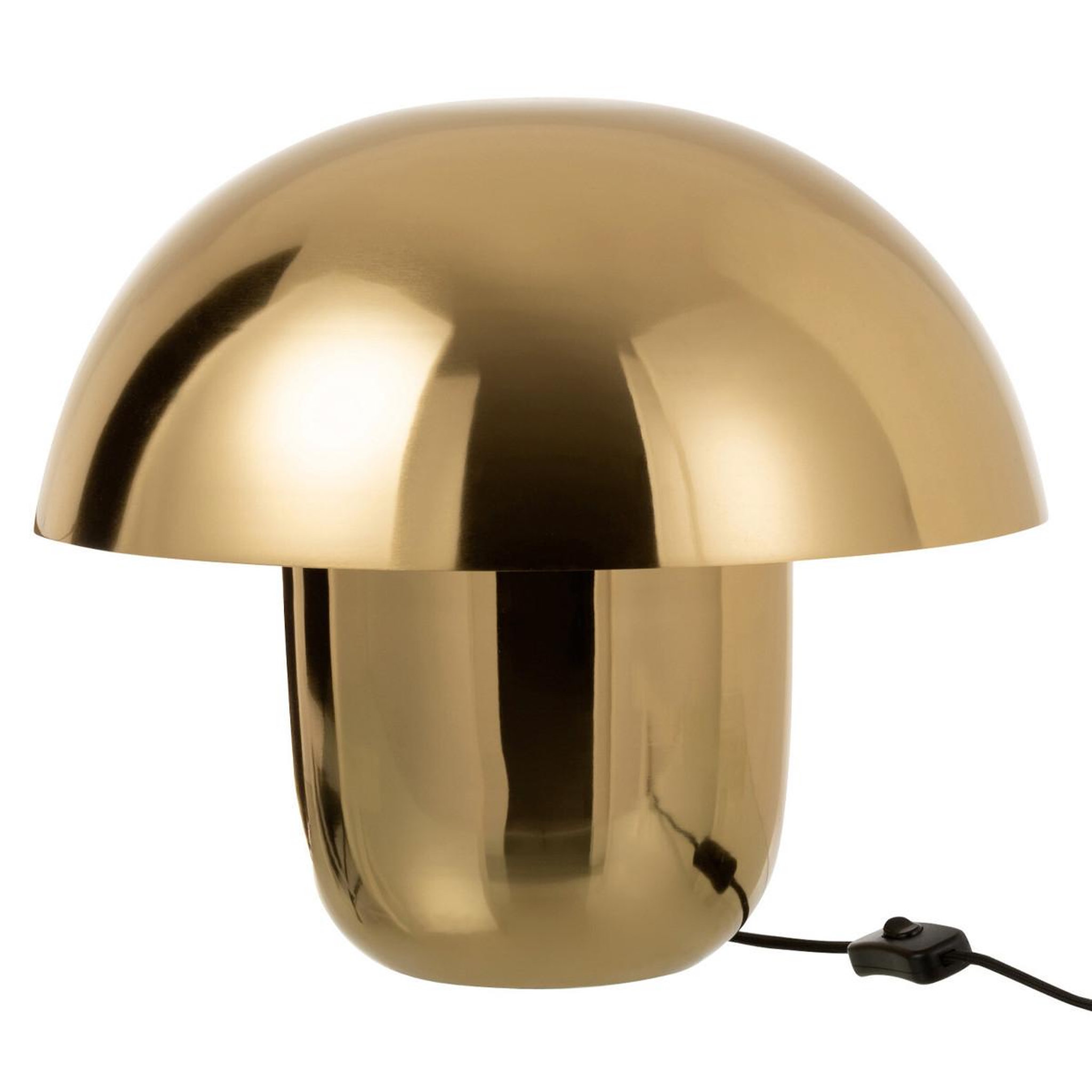 J-LINE Lampe à poser design  champignon  40cm or