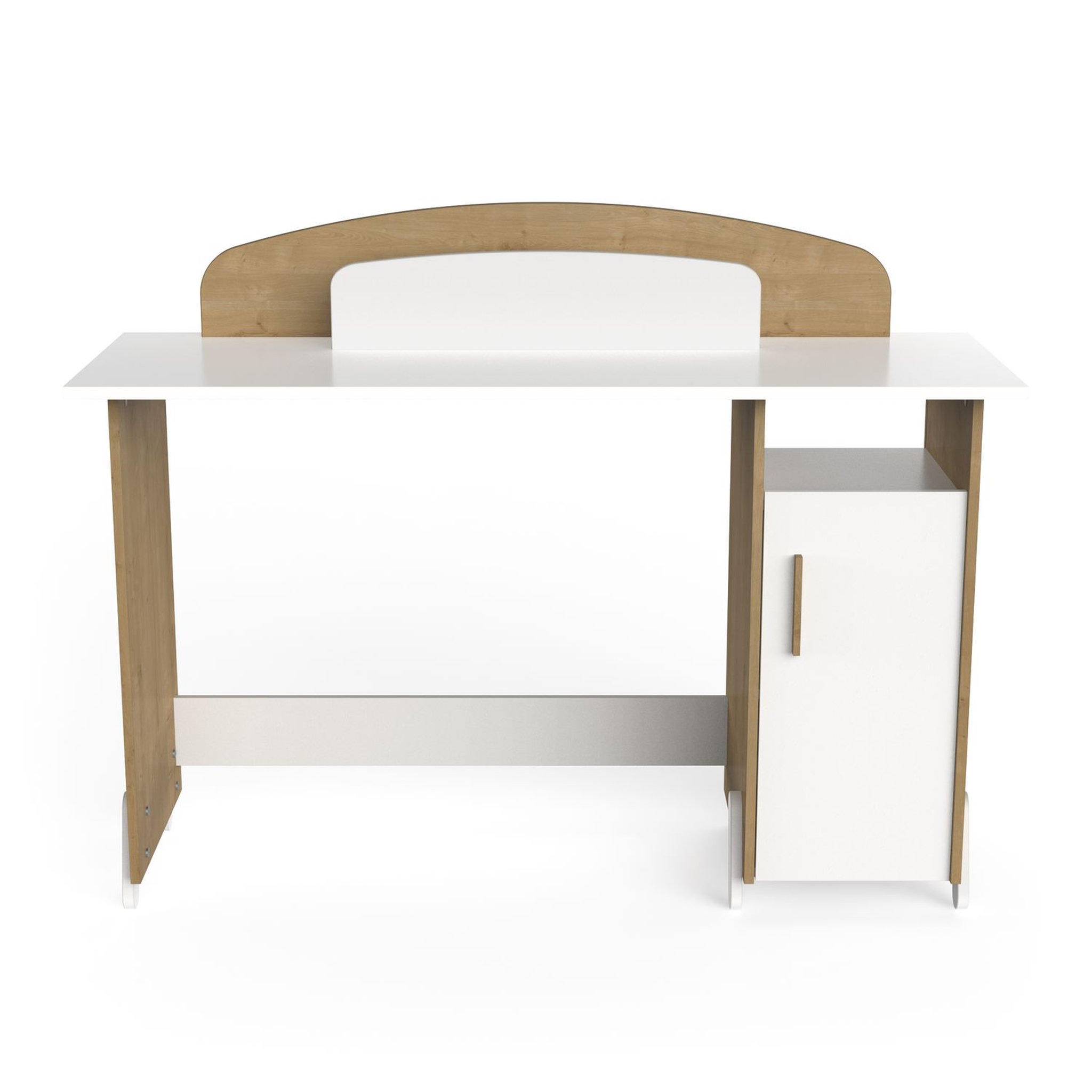 Voir la diapositive 1 : Bureau enfant 1 niche 1 porte L134 cm LILAS