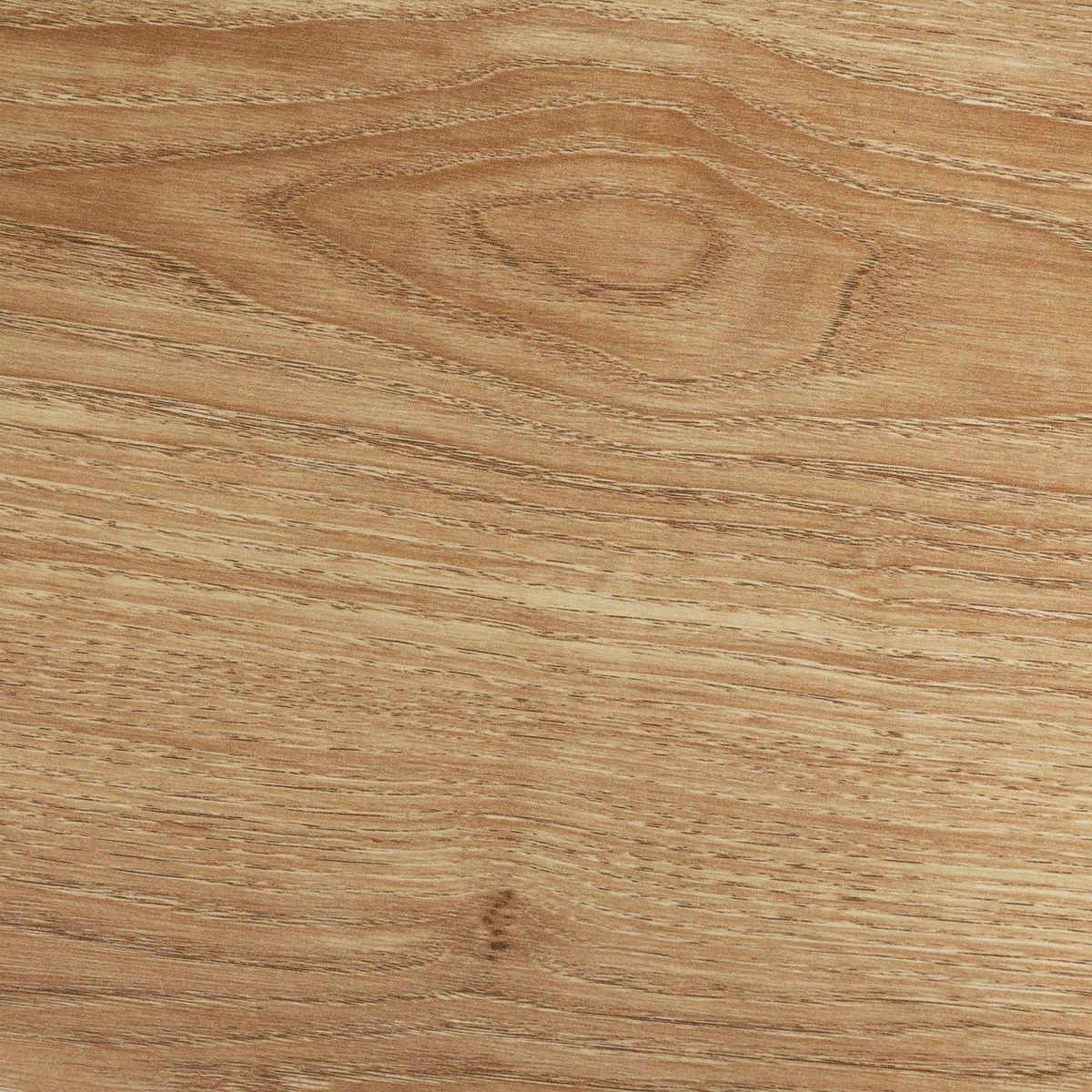 ATMOSPHERA Table à manger effet bois et métal pour 6 personnes ALDEA - Beige