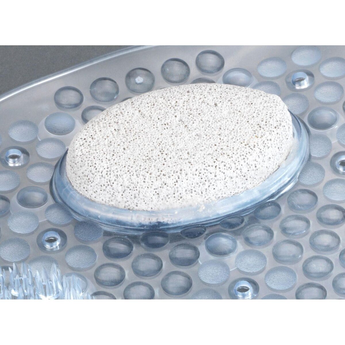 Wenko Tapis de baignoire soin des pieds Oly - L. 80 x l. 40 cm - Blanc