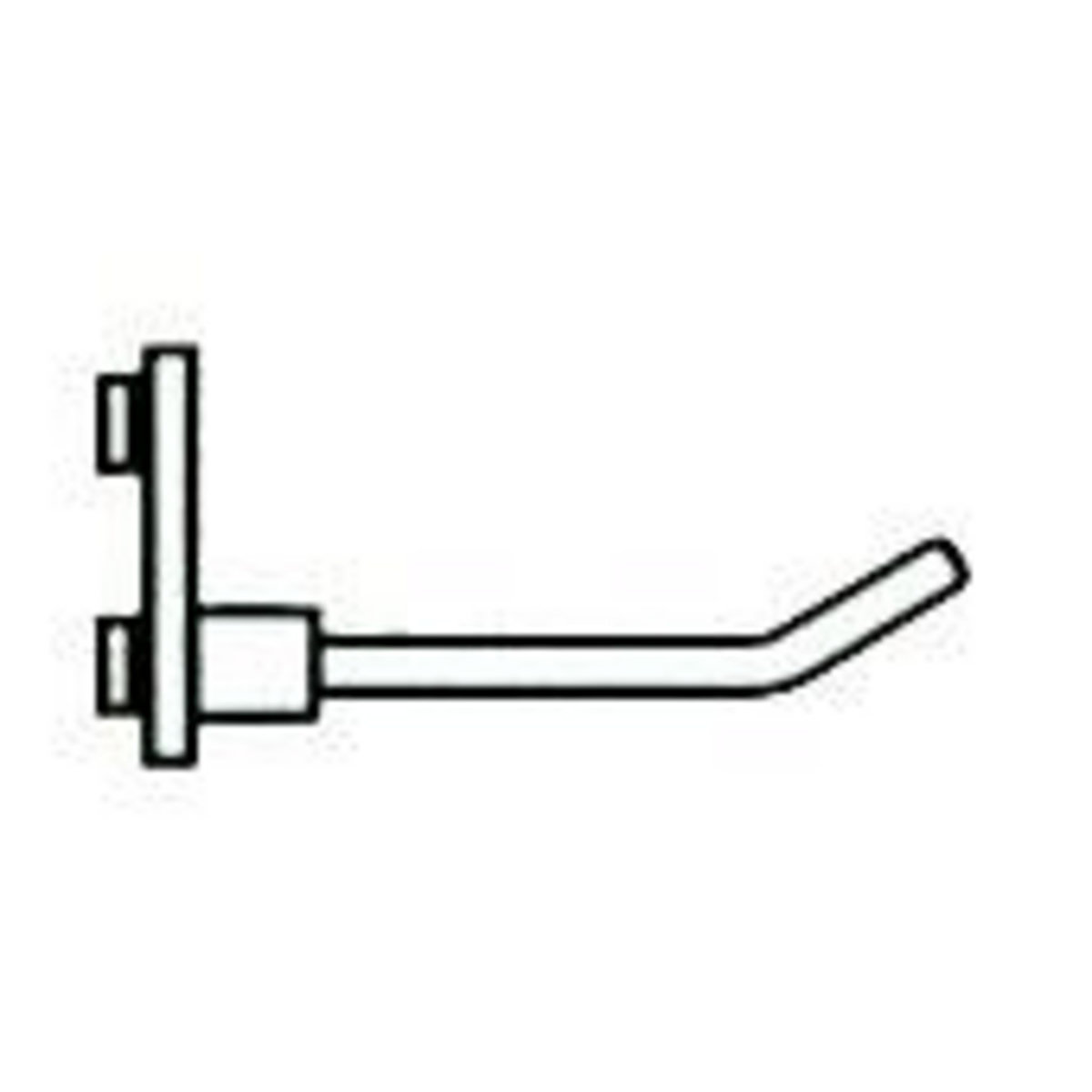 OUTIFRANCE Crochet pour panneau mural (métallique - 100 mm)