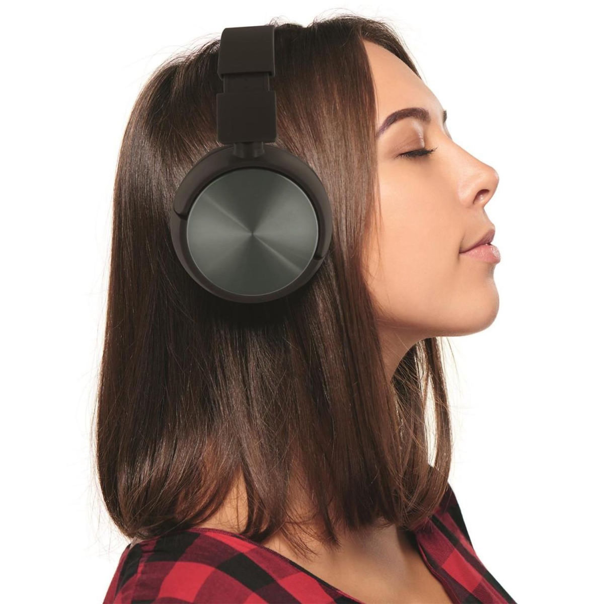 Paris Prix Casque Audio Bluetooth  Pliable  16cm Noir
