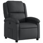 Voir la diapositive 4 : VIDAXL Fauteuil inclinable electrique noir cuir veritable