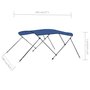 Voir la diapositive 6 : VIDAXL Auvent bimini a 3 arceaux Bleu 183x180x137 cm