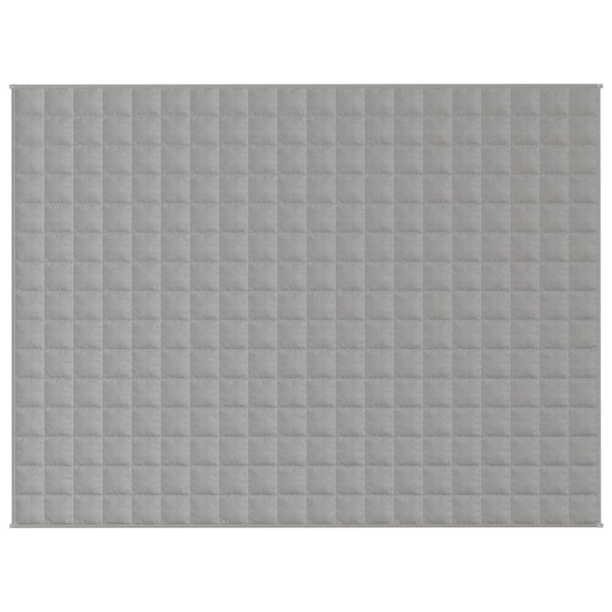 VIDAXL Couverture lestee Gris 152x203 cm 11 kg Tissu