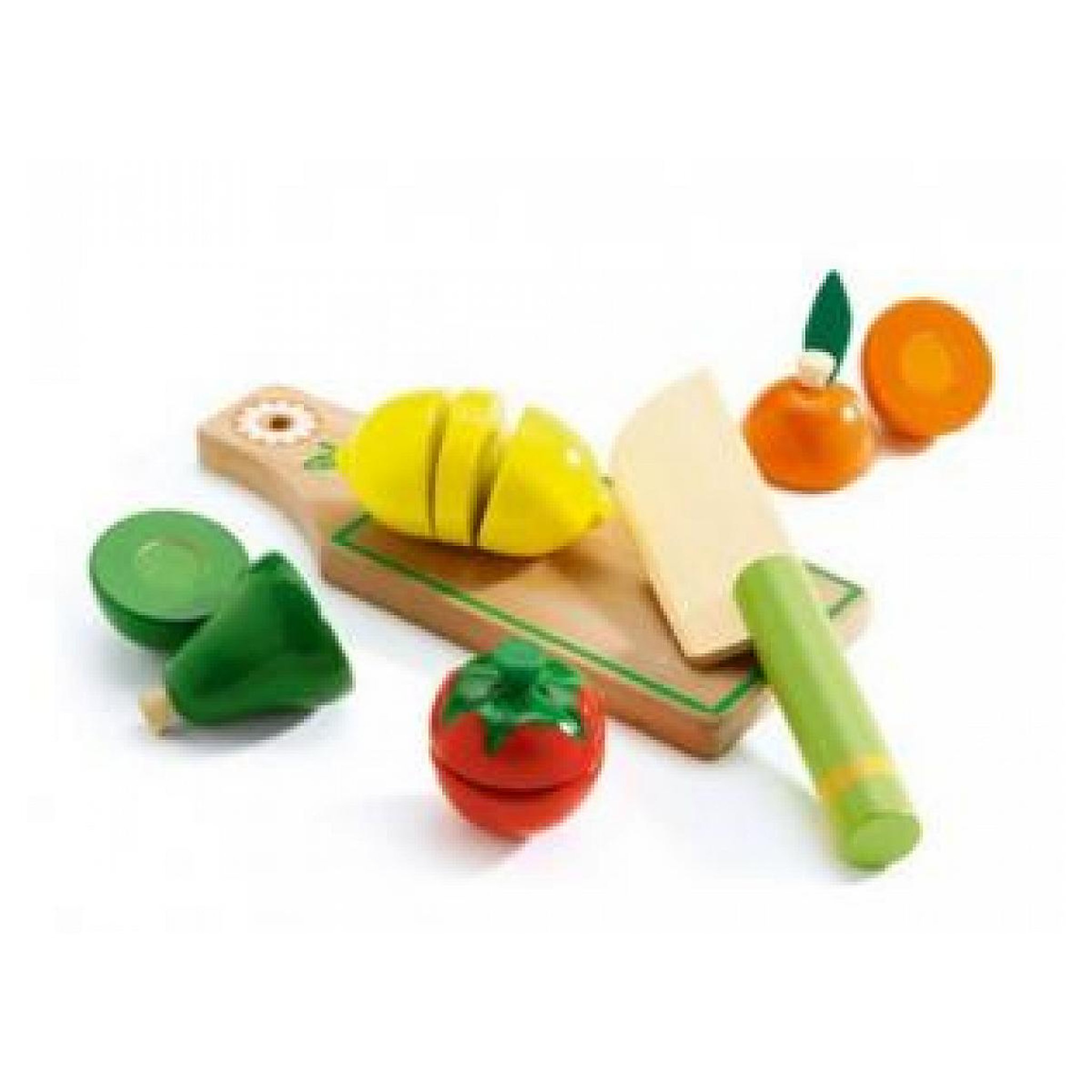 Djeco Fruits et legumes a couper en bois