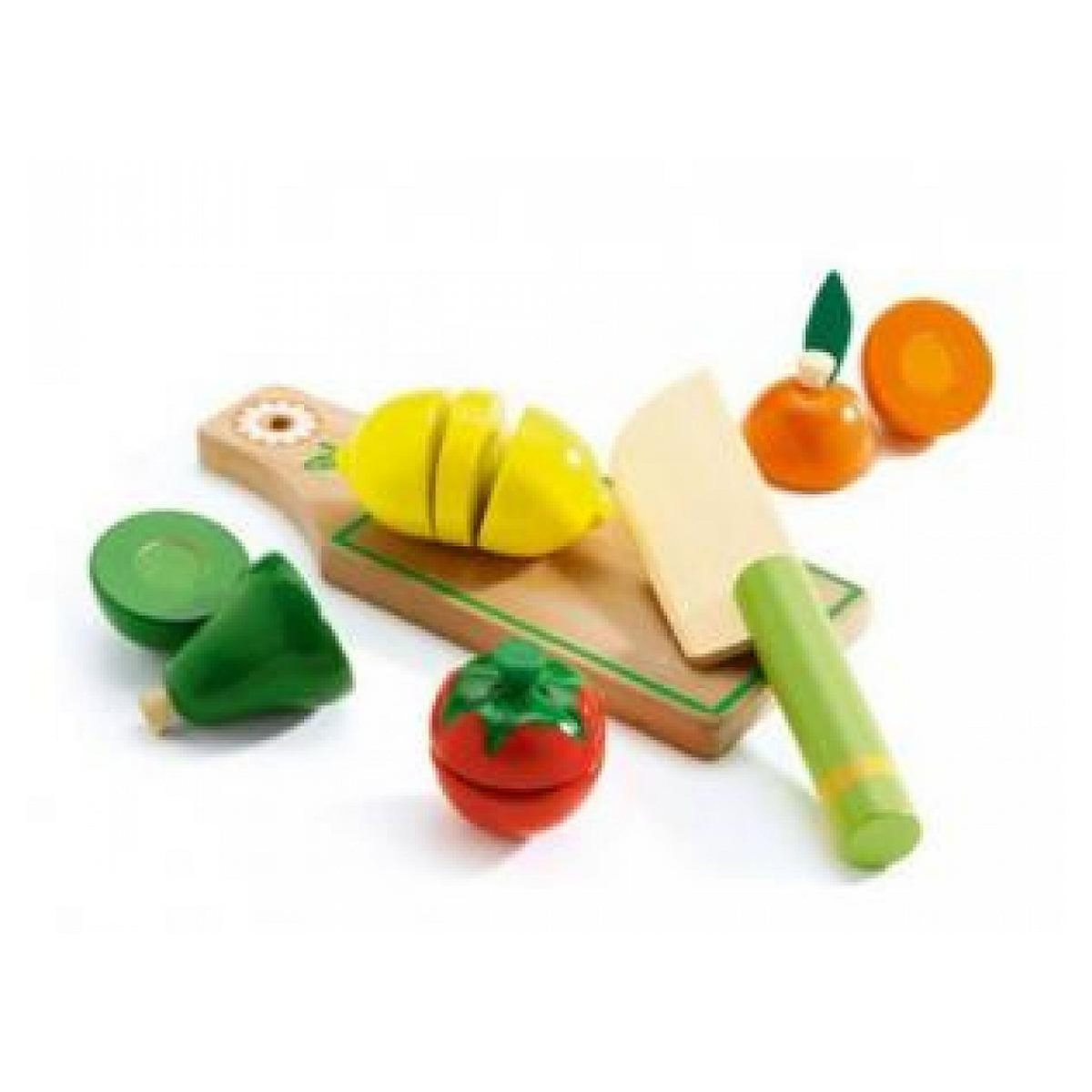 Djeco Fruits et legumes a couper en bois