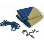 SUNBAY Bâche d'hiver pour piscine - D412cm - VANILLE