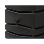 Voir la diapositive 3 : NATURE Récupérateur d'eau de pluie mural anthracite avec robinet 450 L - Nature