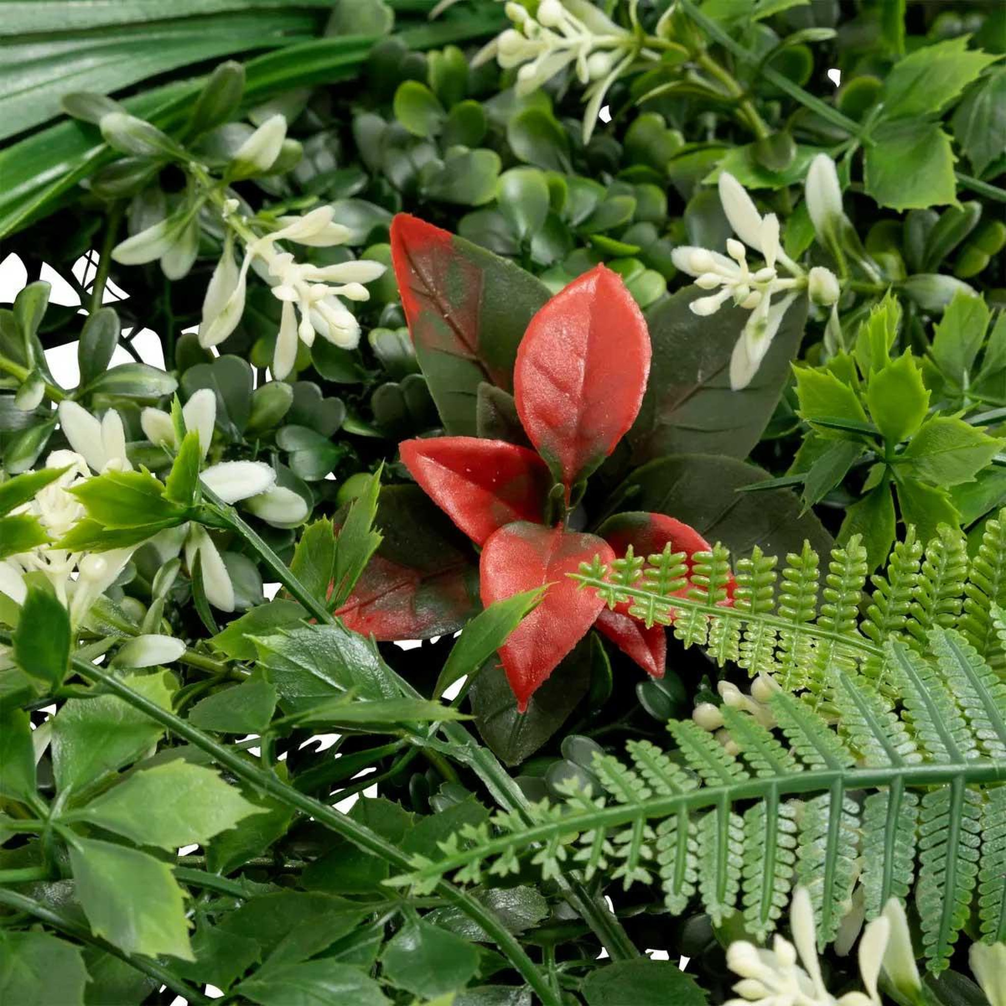 Voir la diapositive 2 : ATMOSPHERA Carré végétal artificiel tropical  izy  50cm vert