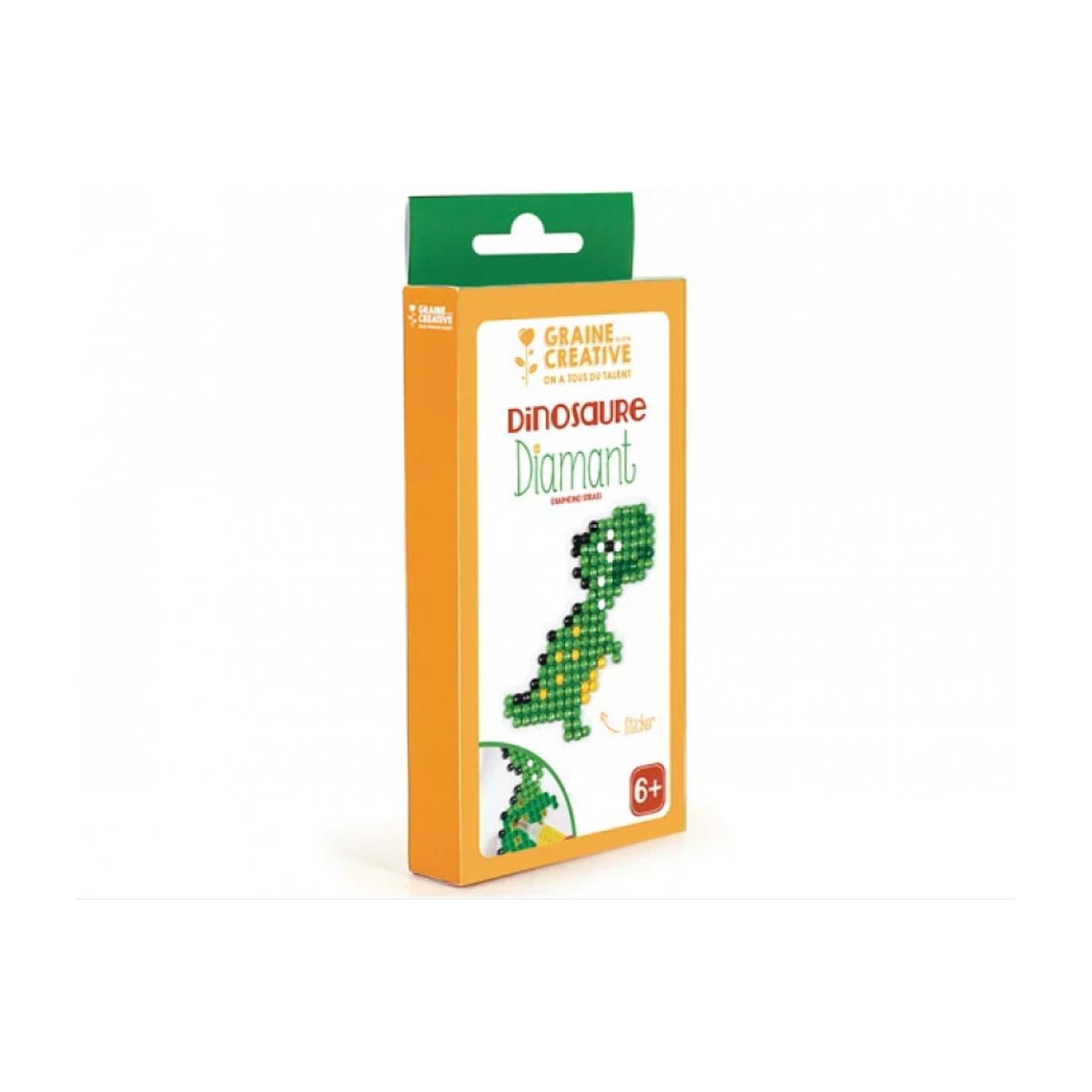 Voir la diapositive 1 : Graine créative kit diamant mosaique dinosaure