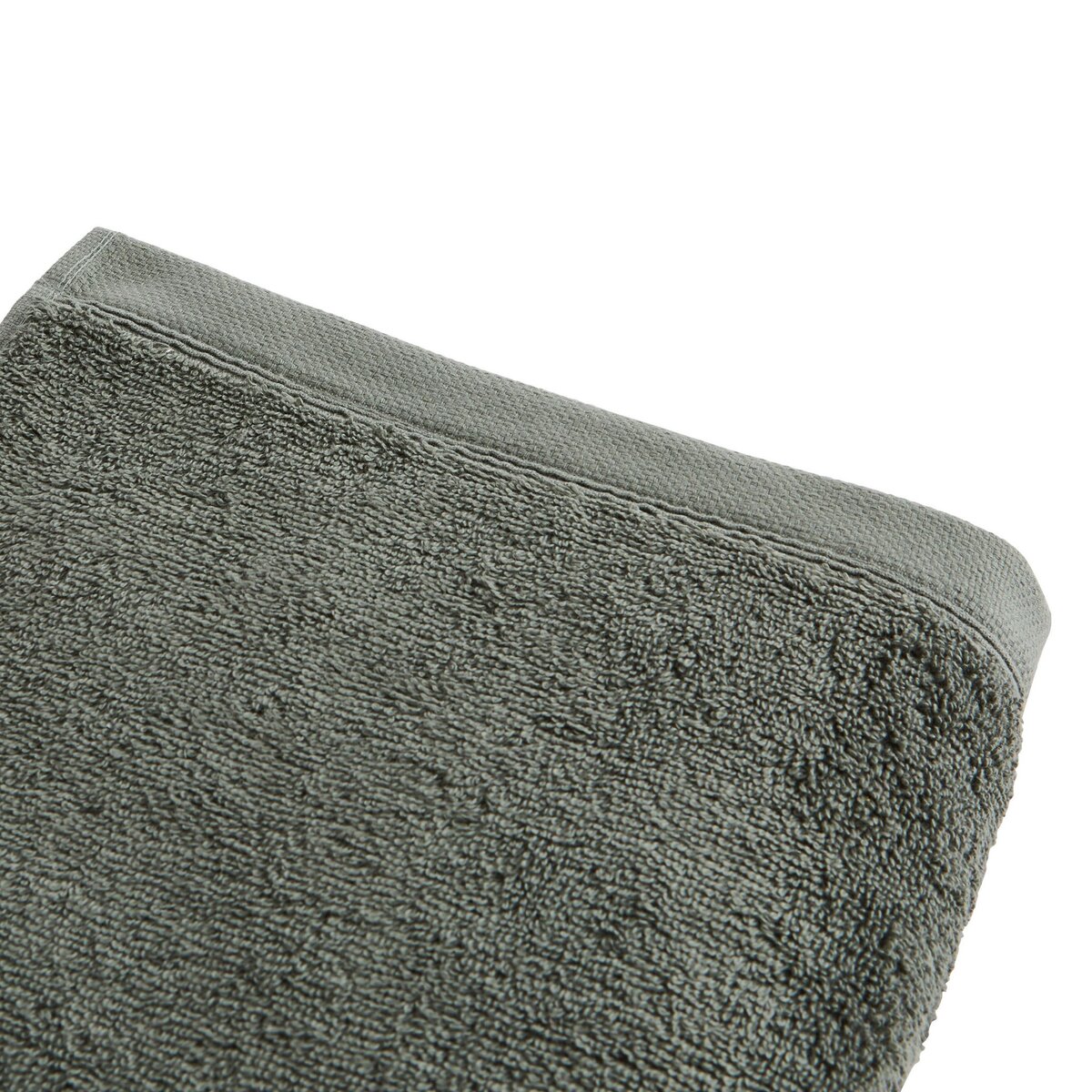 Lot de 2 gants de toilette unis en coton 600 g/m²