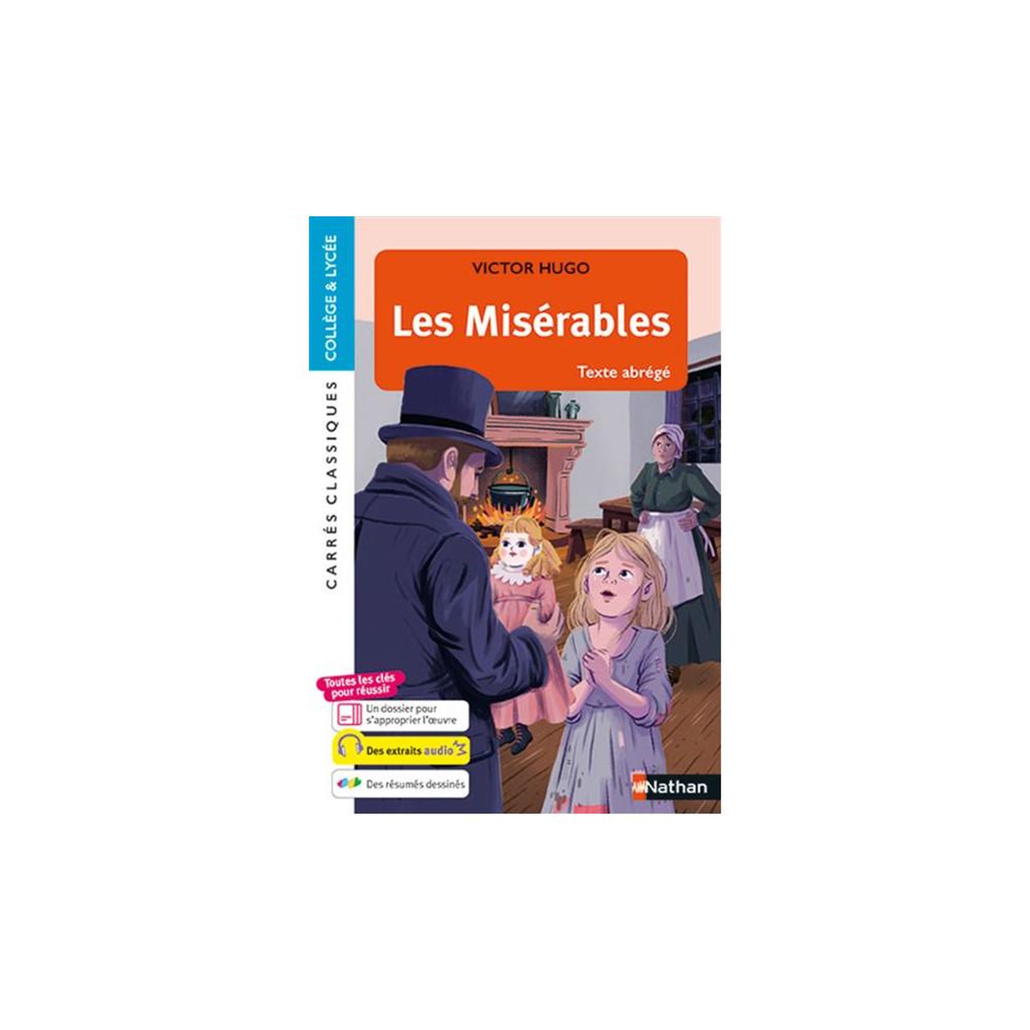 Nathan Album cd et vinyle - les misérables édition pédagogique collège carrés classiques nathan