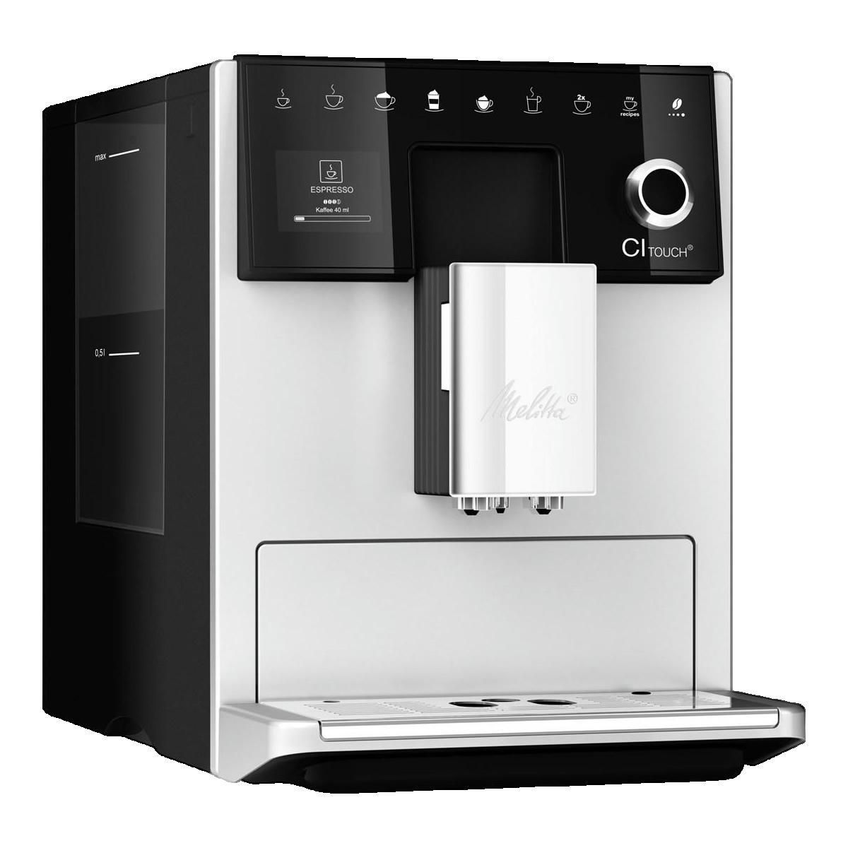 Melitta Cafetière Melitta F630-111 superautomatique argentée