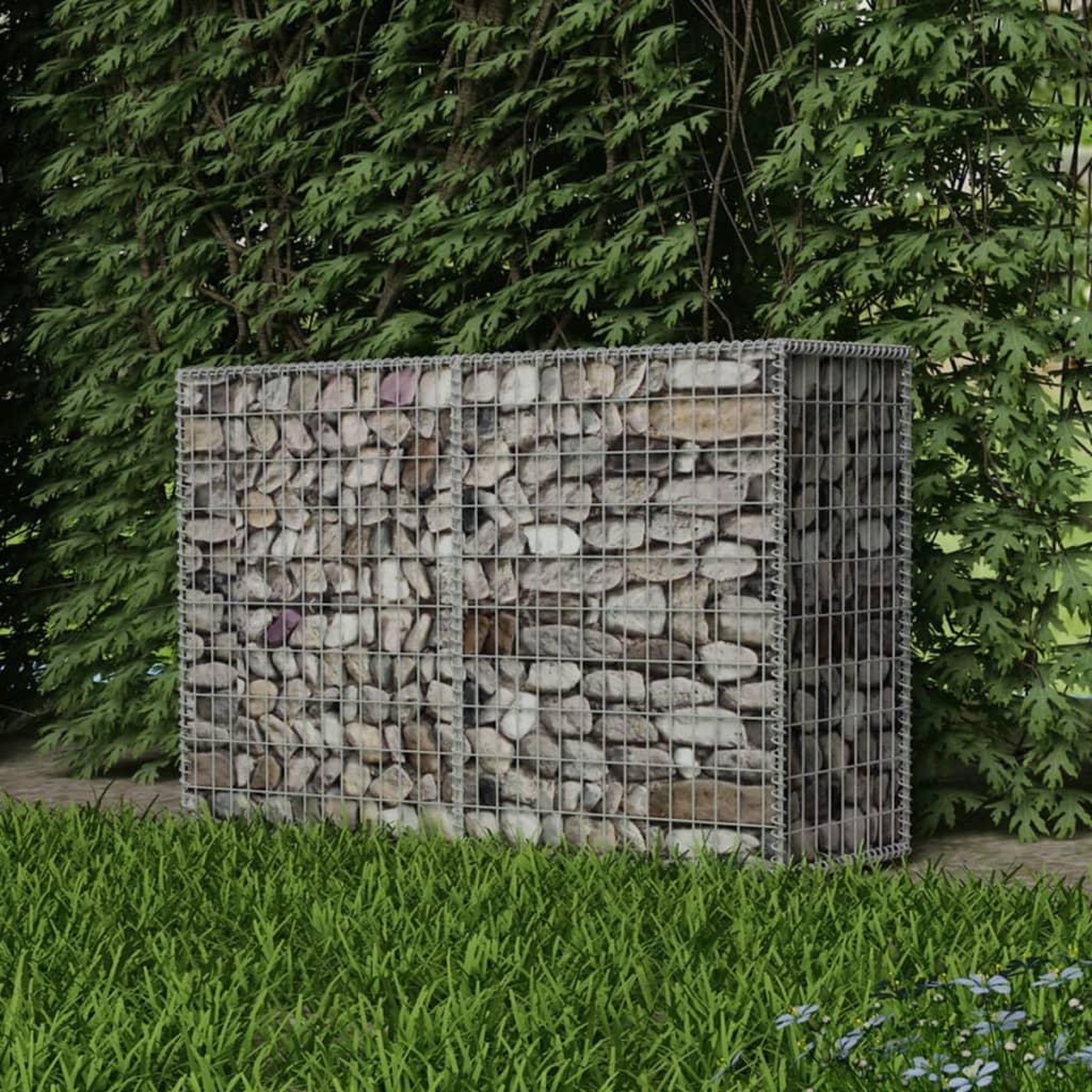 Voir la diapositive 1 : VIDAXL Panier de gabion Acier galvanise 150x50x100 cm