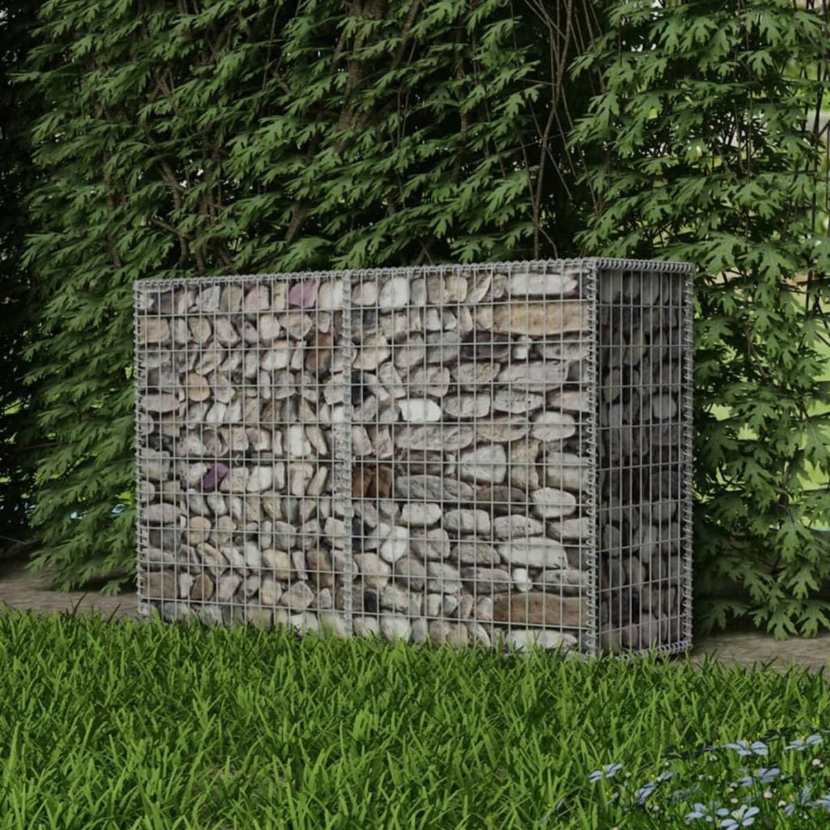 VIDAXL Panier de gabion Acier galvanise 150x50x100 cm