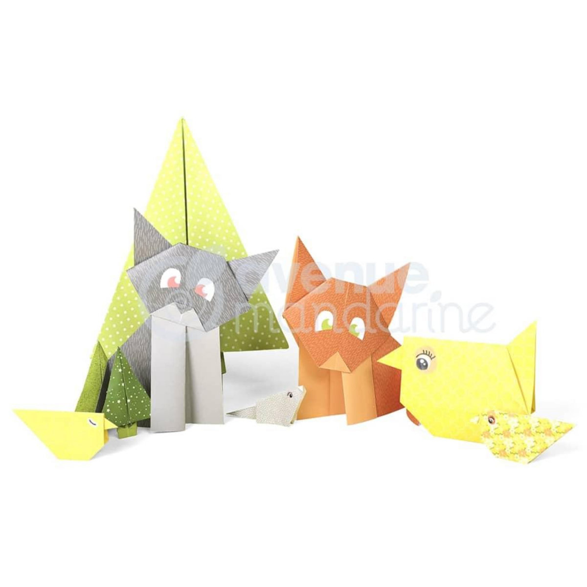 Avenue Mandarine Avenue Mandarine Boîte creative Origami Initiation
